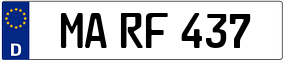 Truck License Plate